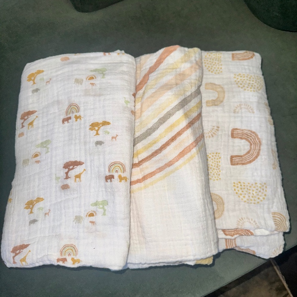 Aden & Anais Muslin Swaddles [Set of 3]